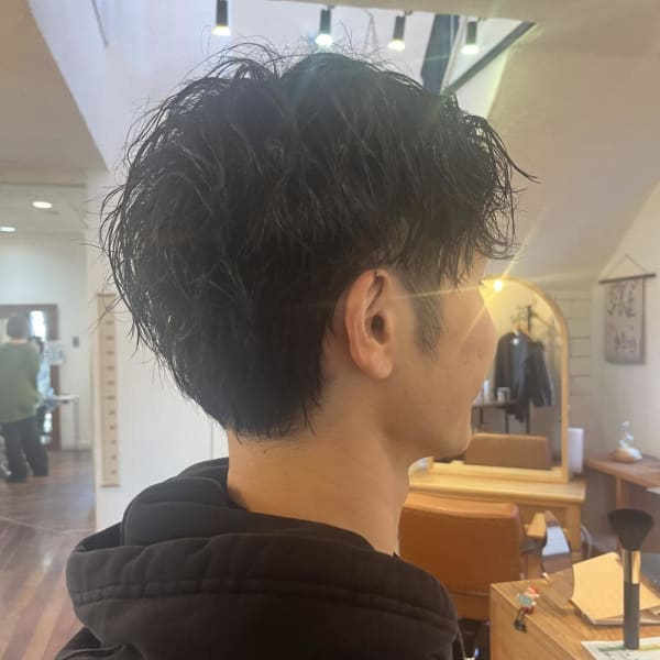 緩めツイストパーマ