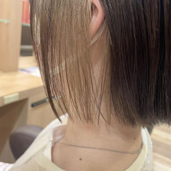 ベージュインナーカラー☆|Dali headspa & aging care 発寒南店