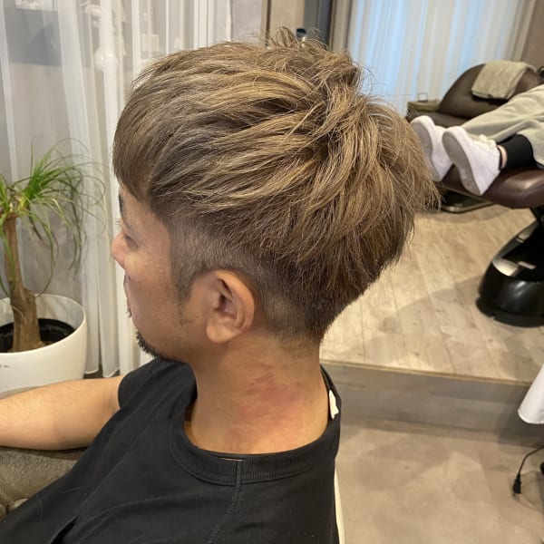 ハイトーングレージュ 白髪ボカシ