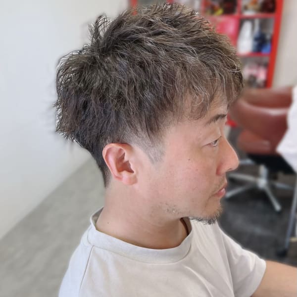 ツイストピンパーマ