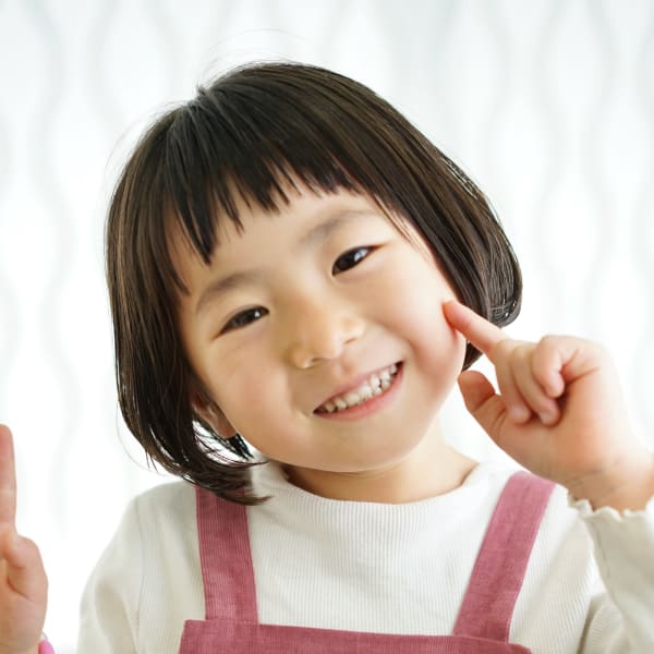 キッズカット(前下がりボブ)