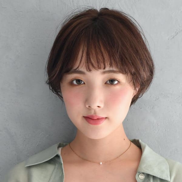 抜け感ショートボブ