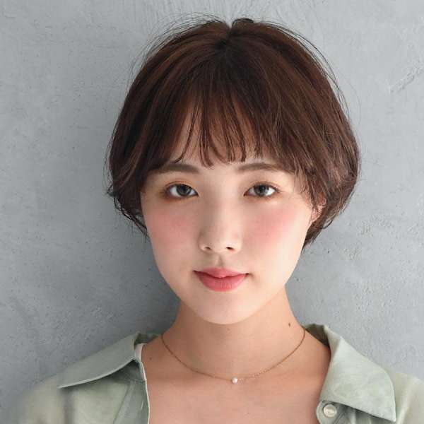 抜け感ショートボブ