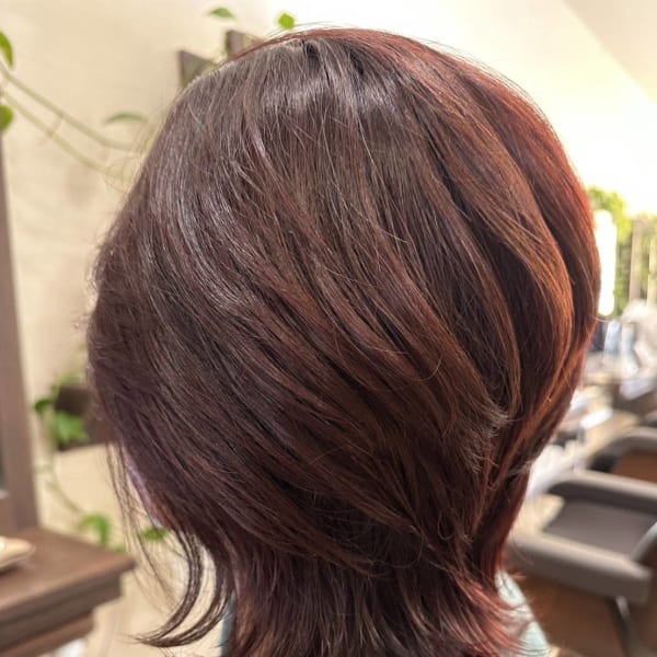 大人のショートウルフ