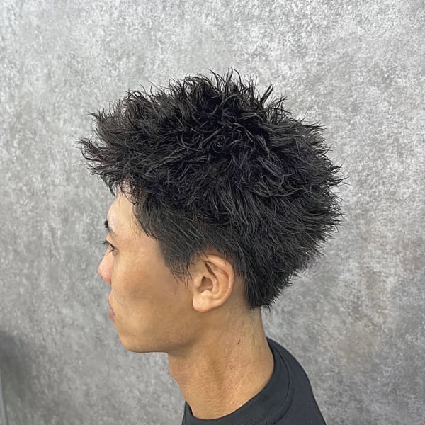 短髪パーマ！スパイキーショート！|RISE 新小岩店