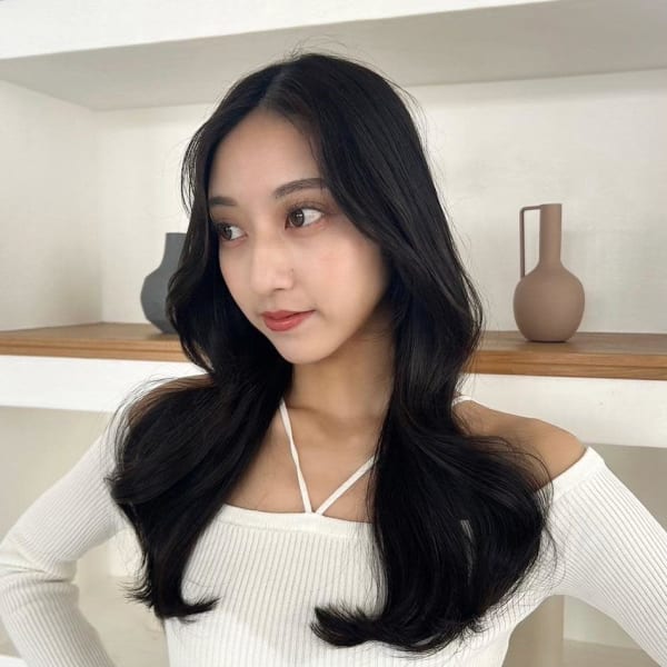 《韓国ヘア》暗髪×ヨシンモリ