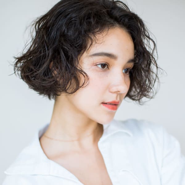 ボブ　ナチュラル　くせ毛　ウェーブ|MERCI