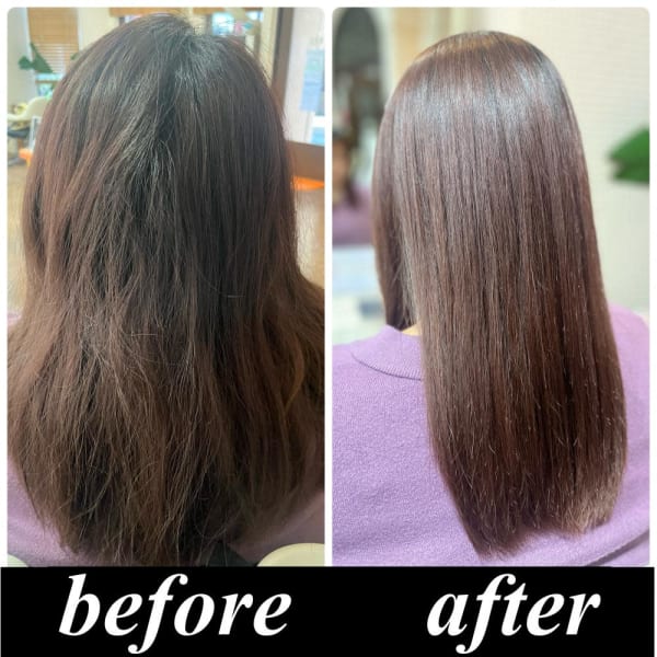 【美髪整形】異次元の最新髪質改善☆シルク酸性ストレート