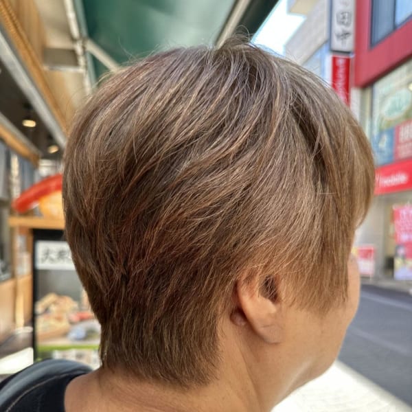 とにかく短くしたいけれどフォルムも大事にするスタイル