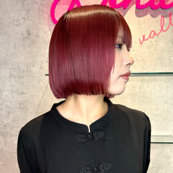 ボブー髪質改善ストレートー