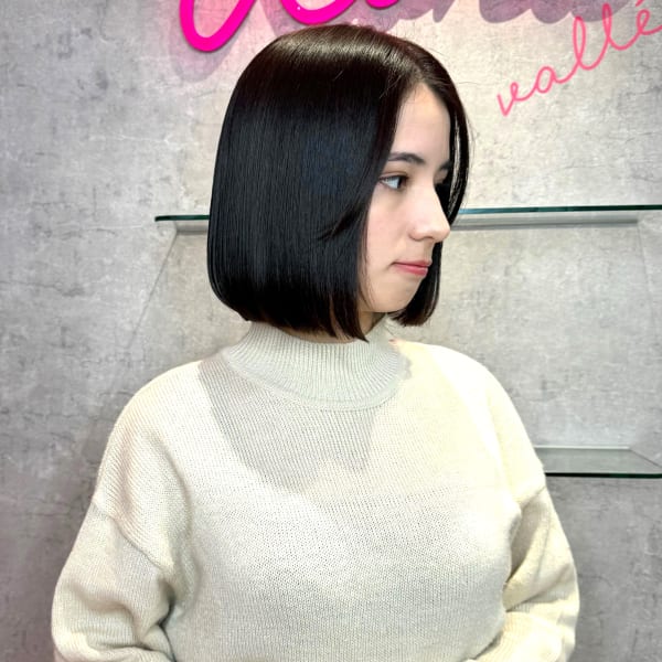 ボブー髪質改善ストレートー