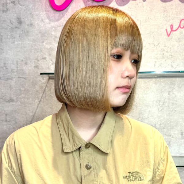 ボブー髪質改善ストレートー