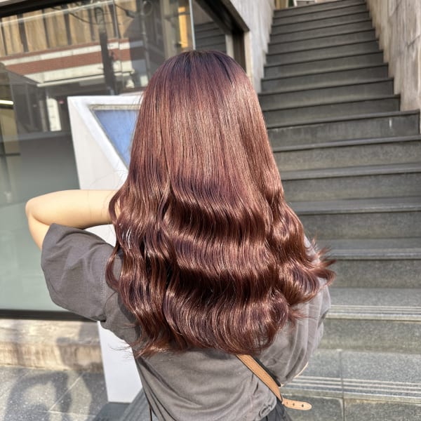 【LAGOON】ピンクブラウン