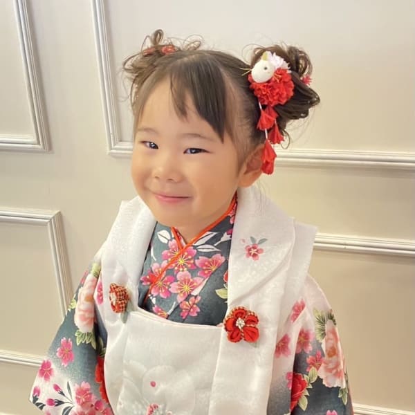 piccadilly circus×七五三ヘア