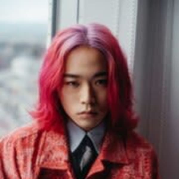 【MAAAAAC】ホワイトピンクロング