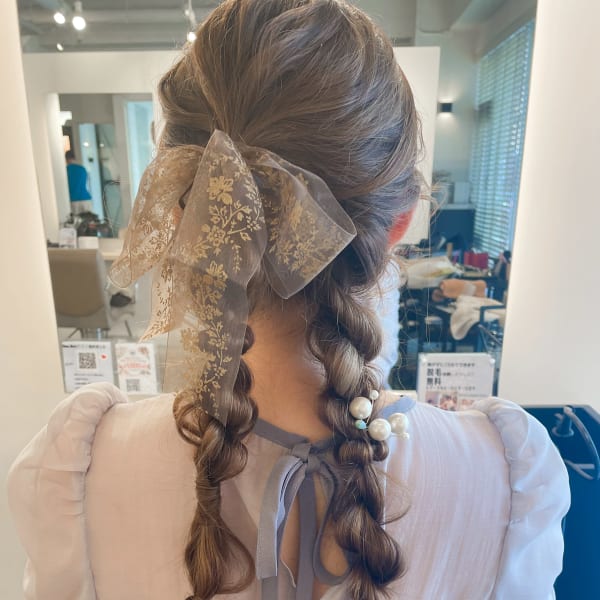 【福岡天神赤坂】20代30代40代結婚式ヘアアレンジ