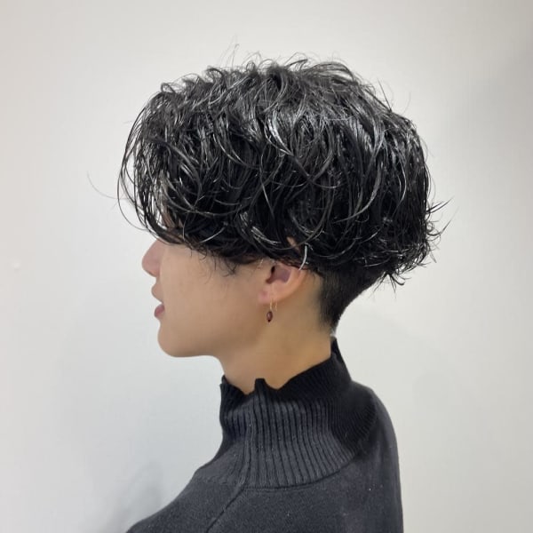 マッシュパーマ女子◯