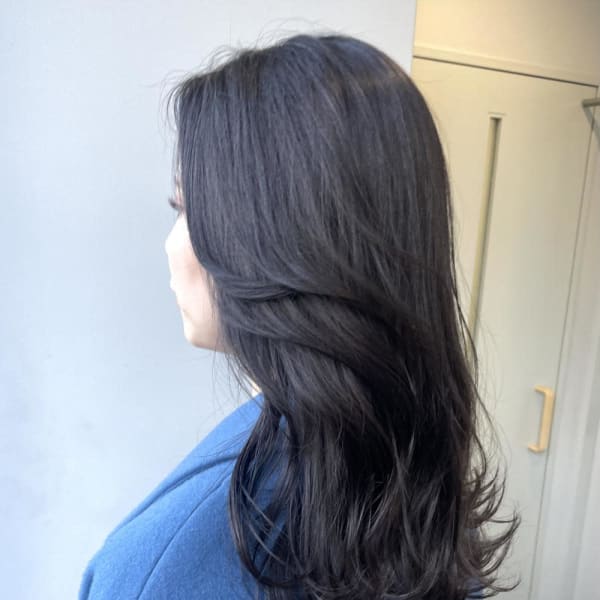 顔まわりレイヤーに透明感カラー◯