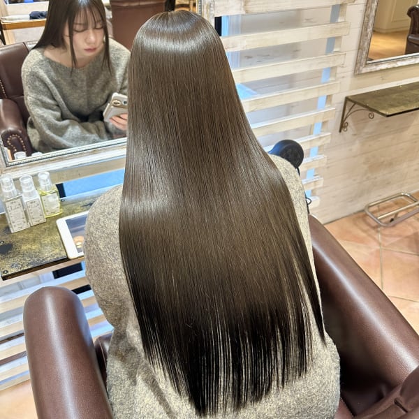 【LAGOON】艶めくトレンドカラー♪オリーブグレー