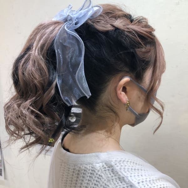 アレンジポニーテール