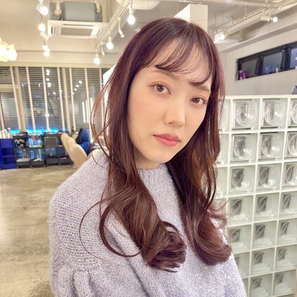 【天神赤坂】20代30代顔まわりレイヤー/ピンクベージュ