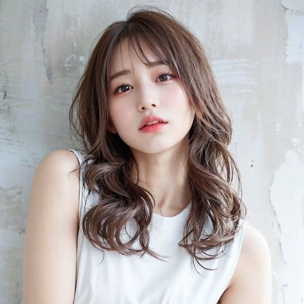 【銀座 有楽町】こなれミディ20代30代40代◎デジタルパー|Shell Bear 銀座四丁目 髪質改善・トリートメント・ヘッドスパ 【シェルベアー】