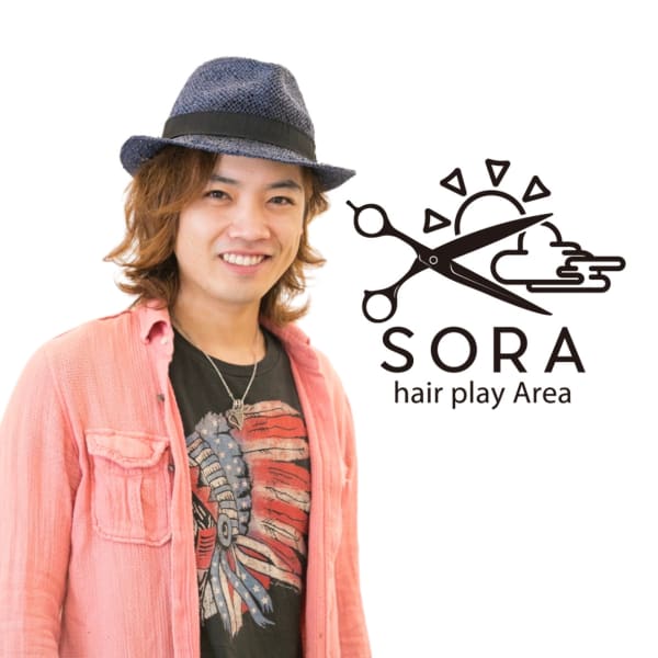 SORA hair play Area【ソラヘアープレイエリア】のスタッフ紹介。SHO