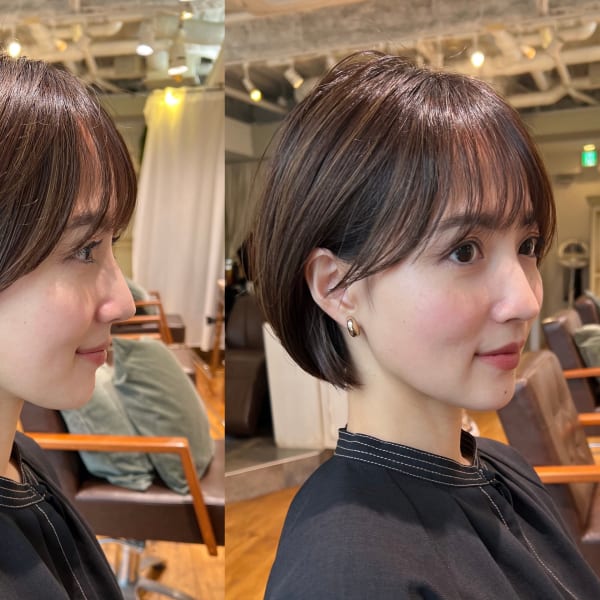 静岡　草薙　美容室　縮毛矯正　髪質改善　インナーカラー