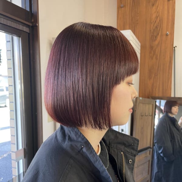 大人かわいい/つるんとボブ