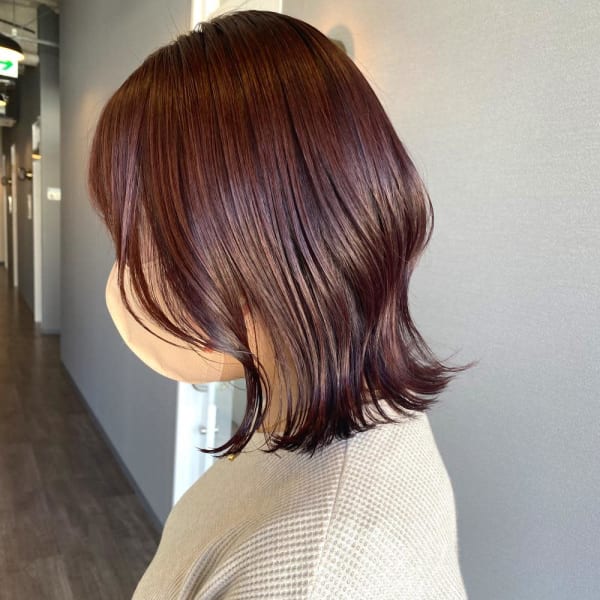 《kitin吉祥寺》艶感 ブルーベリーレッド くびヘア