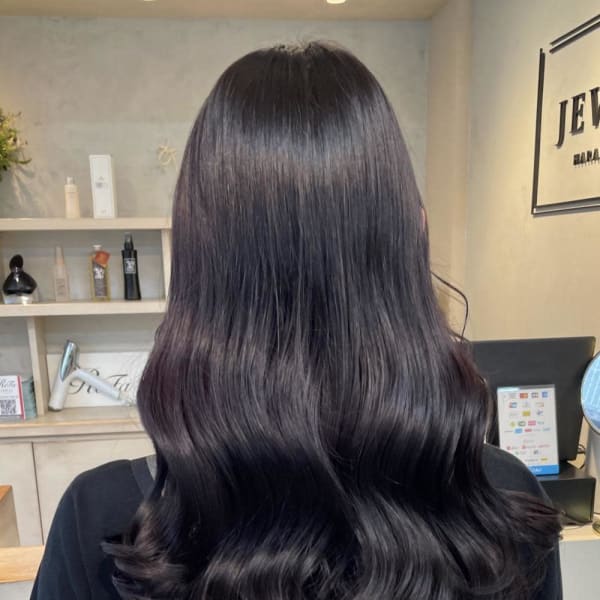 ブリーチなしラベンダー