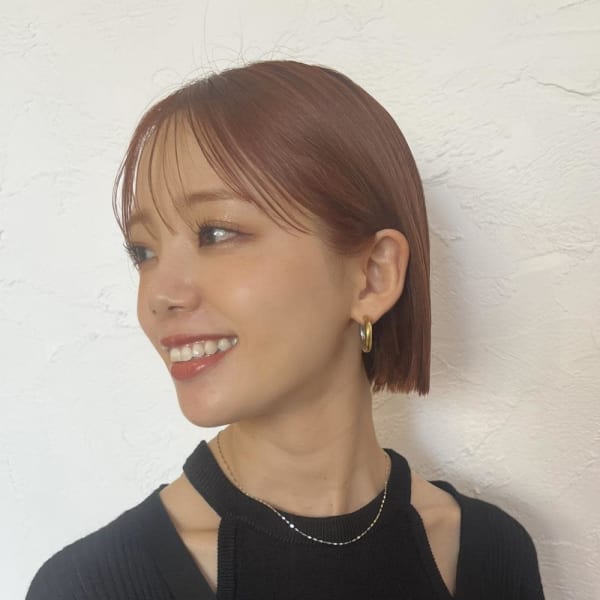 ぱつんとミニボブ|半個室型美容室 Sourire 箱崎店