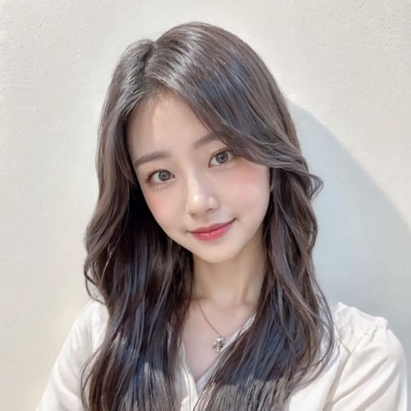 ヨシンモリ/シースルーバング/韓国/オルチャンカラー/ロング