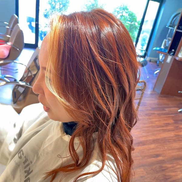 外国人風カラー＋カット|akira朝霧店