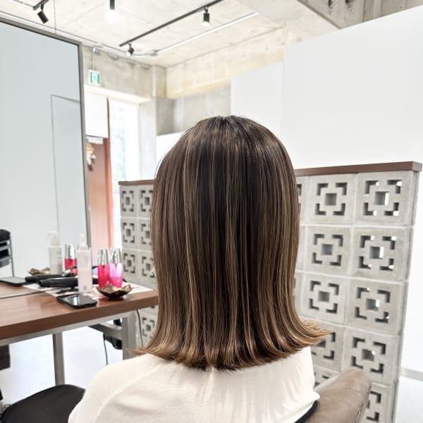 白髪ボカシハイライト