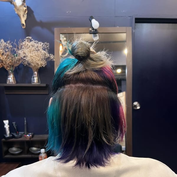 個性派マンバンヘアー!