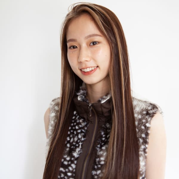 ロング　デザインカラー　