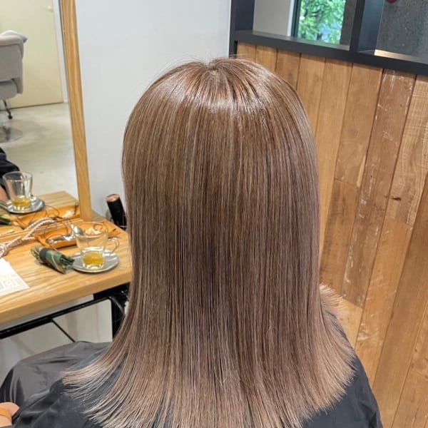 アッシュベージュ/スタイル/30代40代/大橋