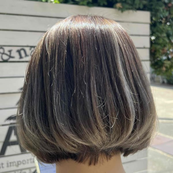 ハイライトカラー/ボブスタイル
