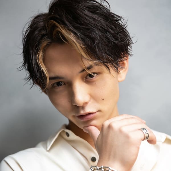 波巻きスパイラルパーマツイストスパイラルパーマメンズマッシュ