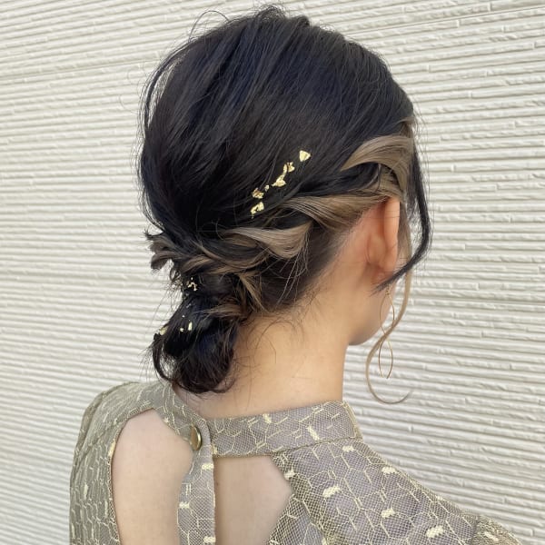 お呼ばれhair arrange