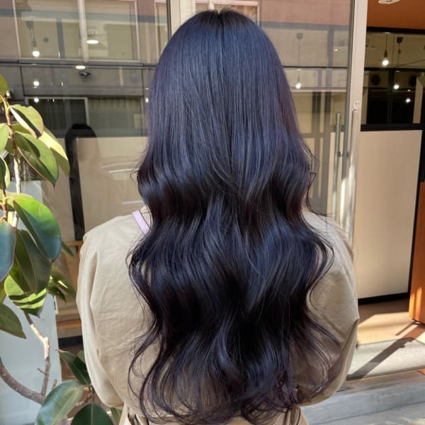 ブリーチなしラベンダー