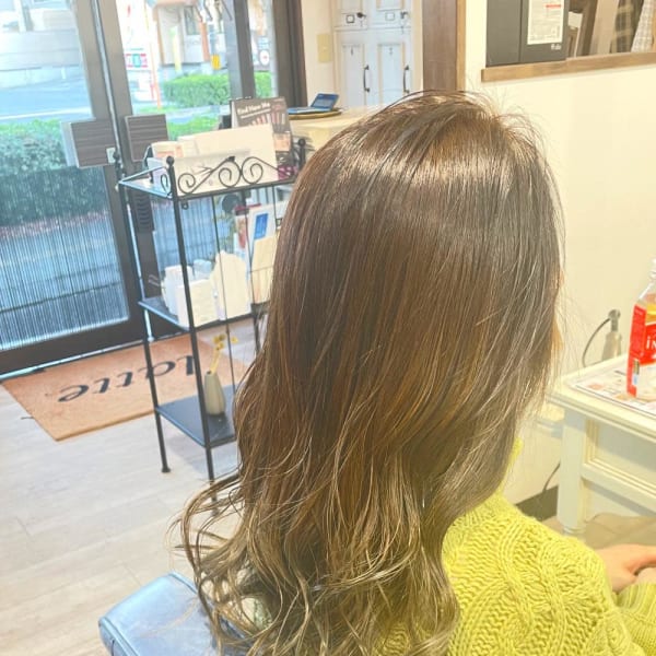 大人かわいい/グラデーション/シルバーアッシュ