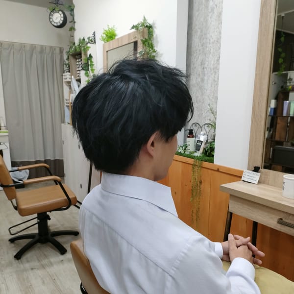 刈り上げないくらいなマッシュベースです|猫と三日月