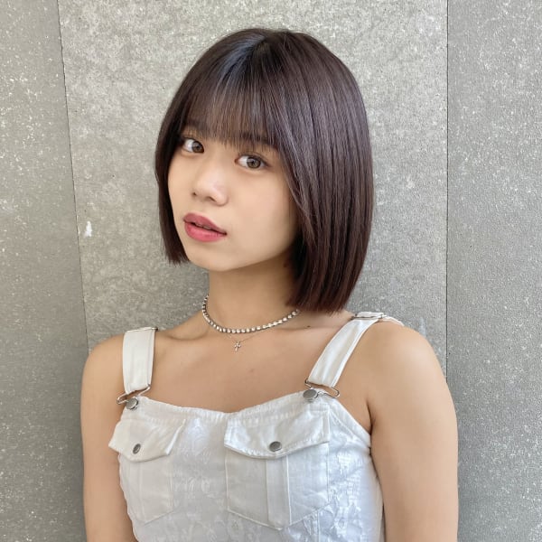 プツッと感で韓国風!!タッセルボブ