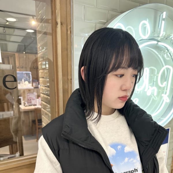 ボブ/レイヤー/顔まわり