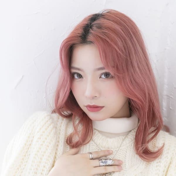 ハイトーンピンク池袋ブリーチ