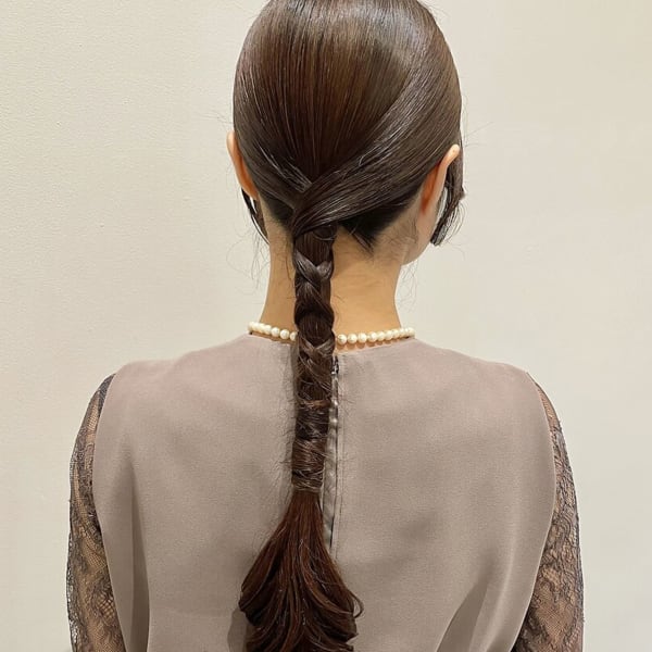 お呼ばれセット☆タイトポニー☆【池袋美容室 uchla】