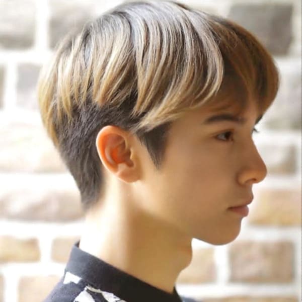 刈上げマッシュメンズショート