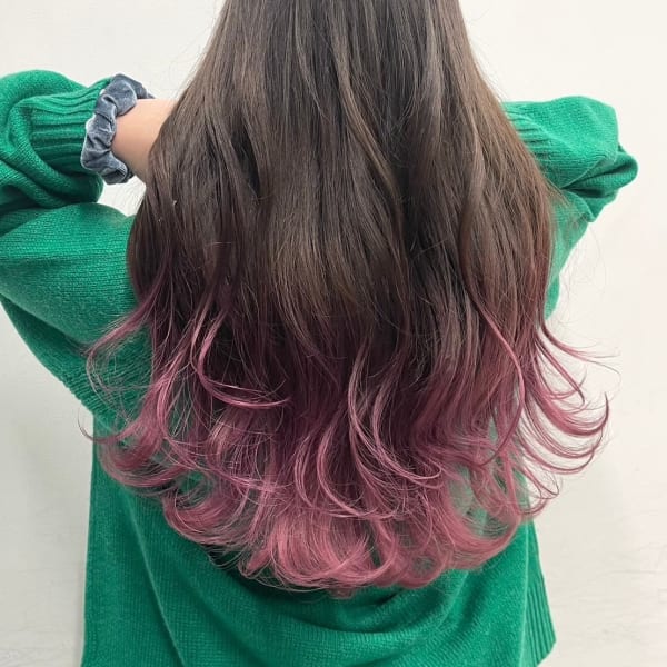 ピンクグラデーション